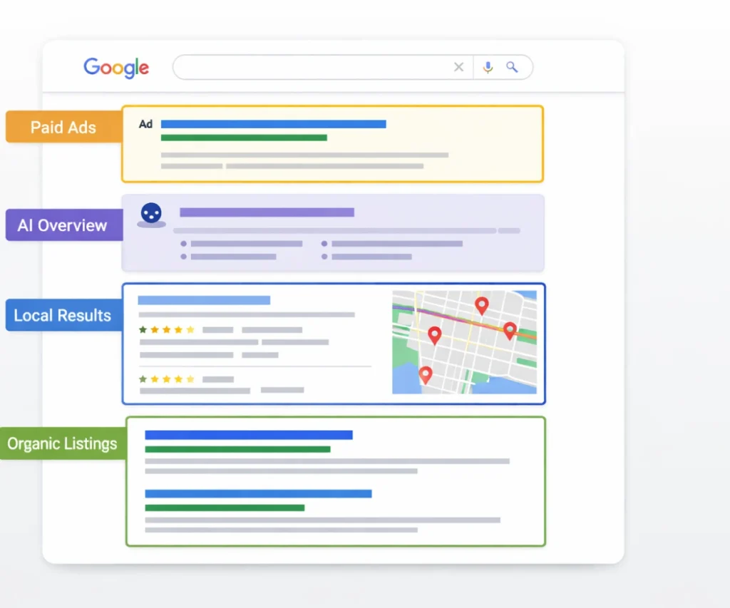 Annotated Search Results Page